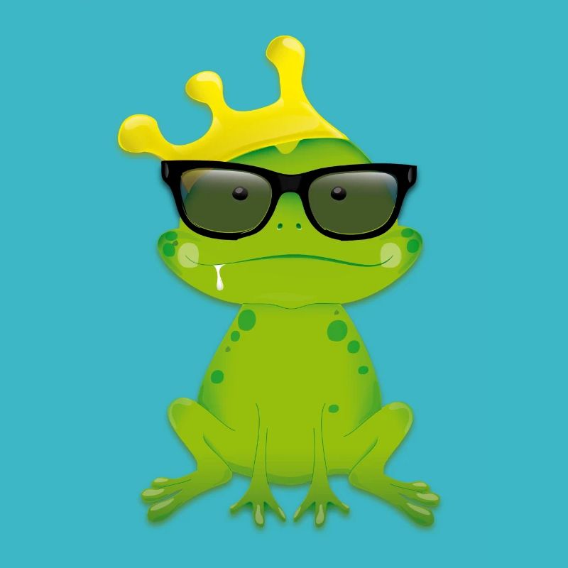 Frosch im Comicstyle