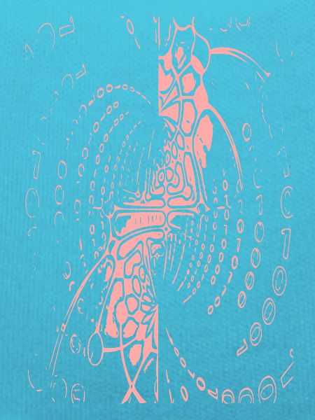 Spirale der Bytes: Meditationsfigur