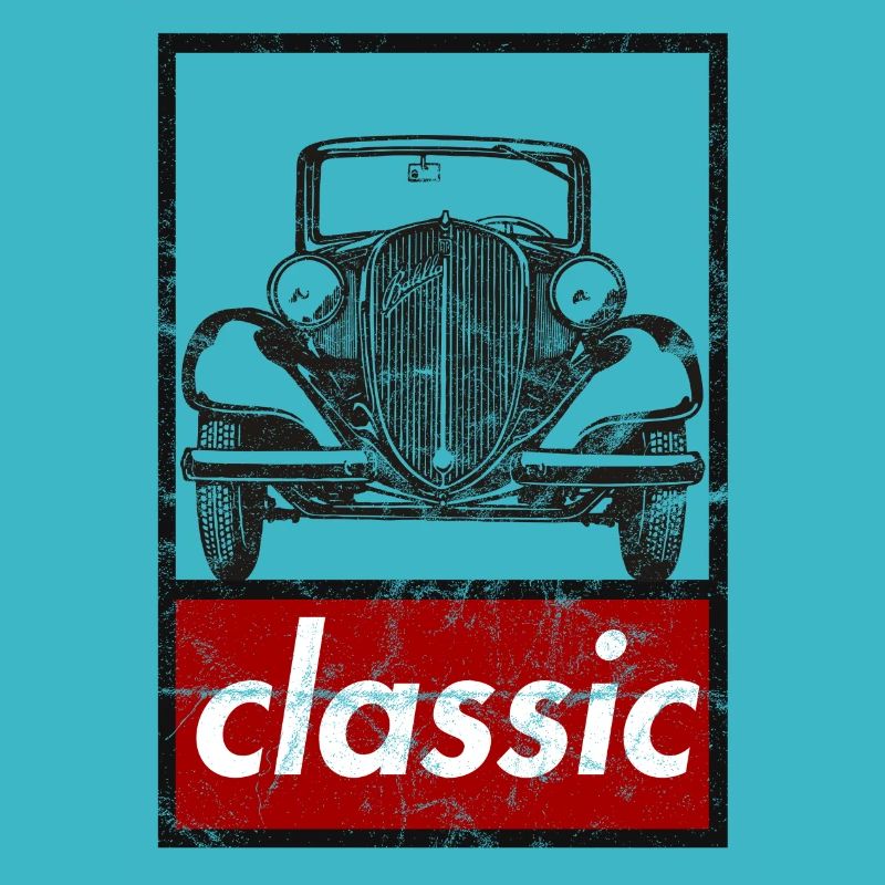 Oldtimer classic car im used look