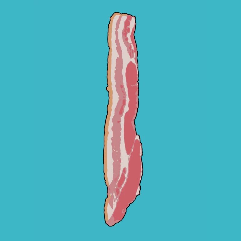 Bacon Schinken Krawatte Geschenkidee mit Humor