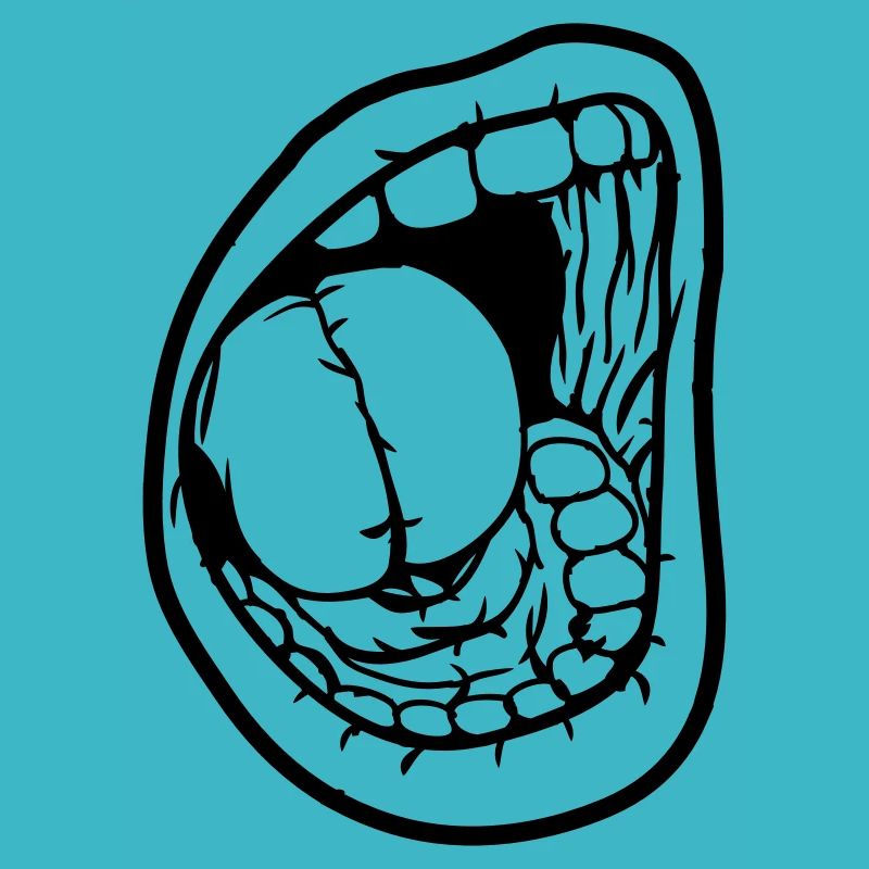 Crier bouche ouverte