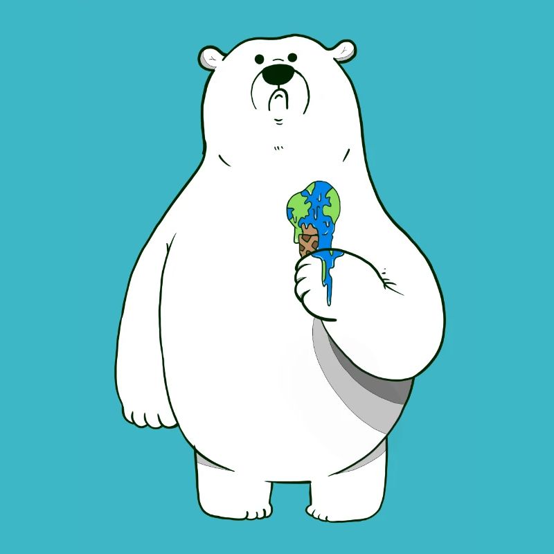 eisbär mit eis artsarah
