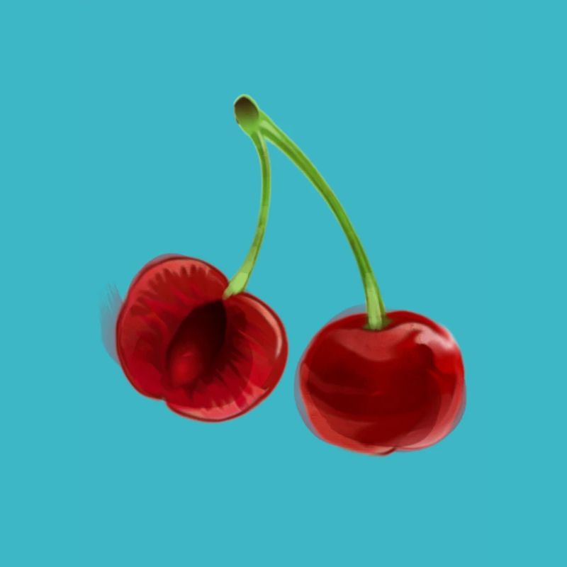 Cerises Paire de cerises