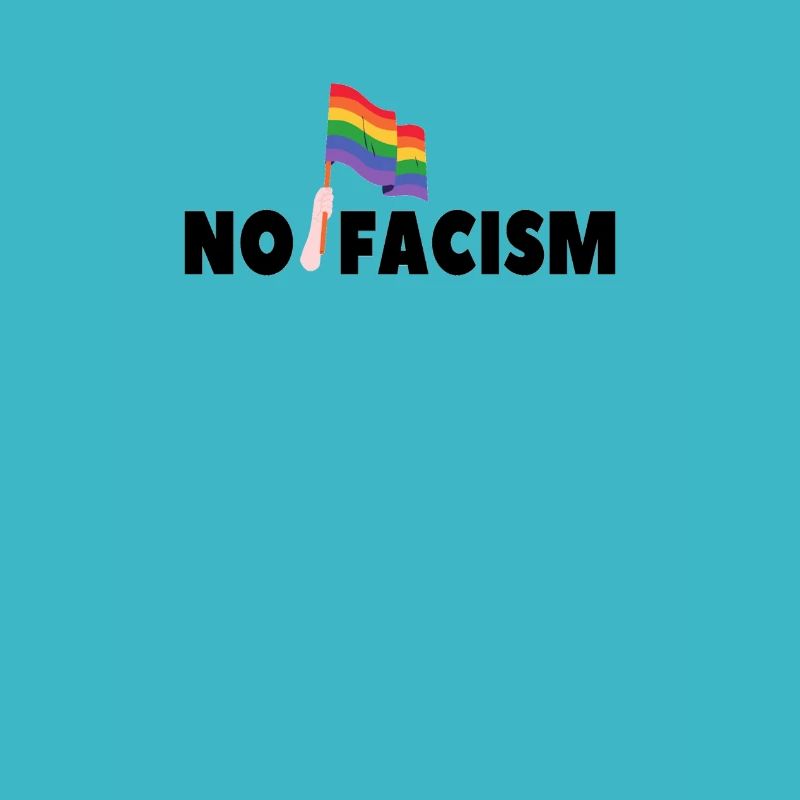 Fascism Racism LGBTQ Rainbow Gift