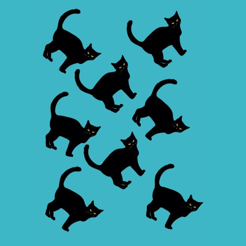 Schwarzes Muster Cat