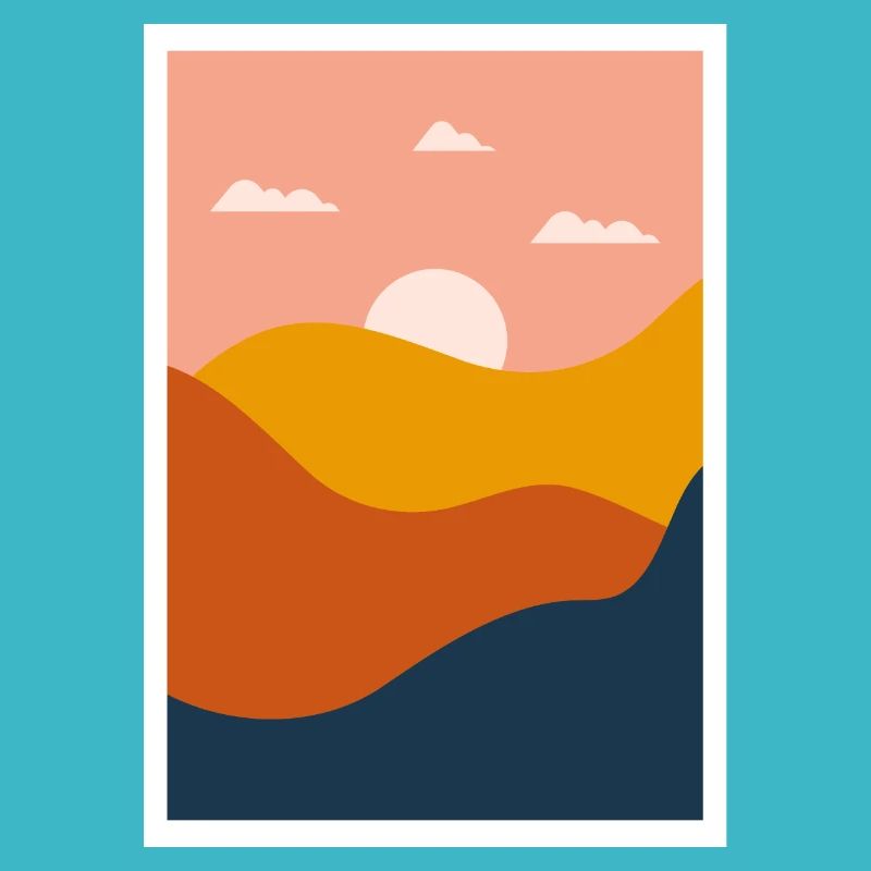 Abstrakte Landschaft