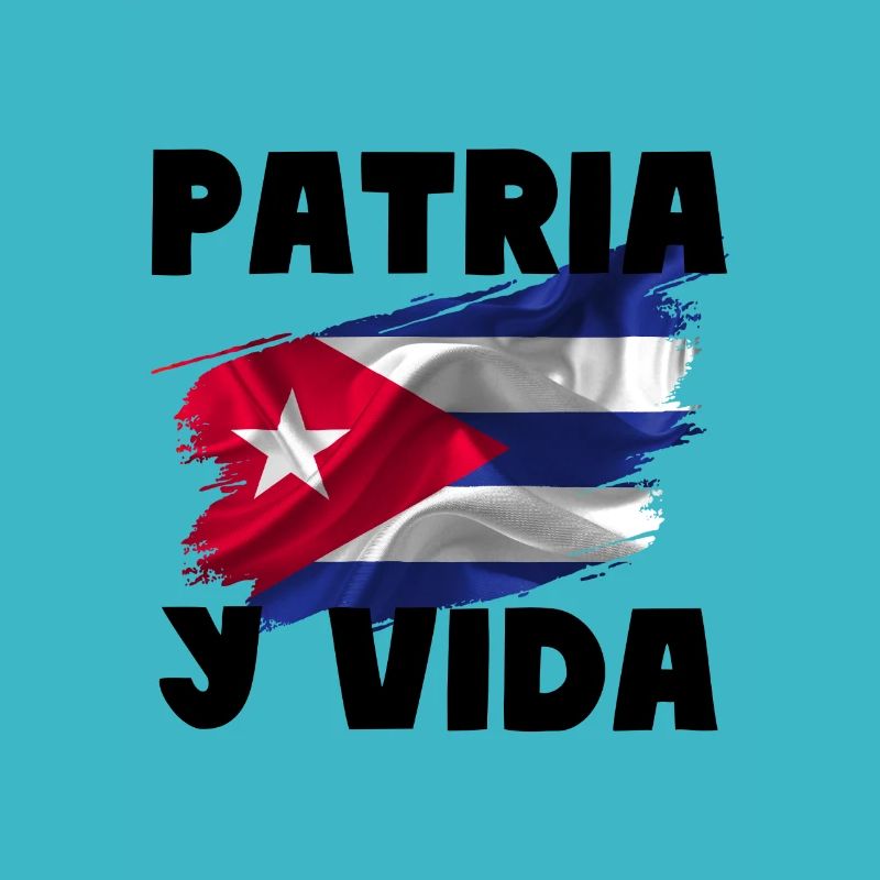 PATRIA Y VIDA Cuban flag Cuba Libre