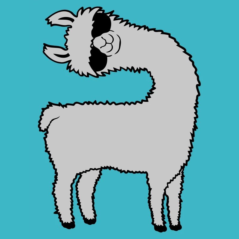 Lama looks crooked