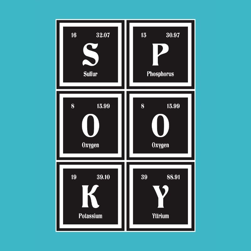 Spooky - Tableau périodique des éléments