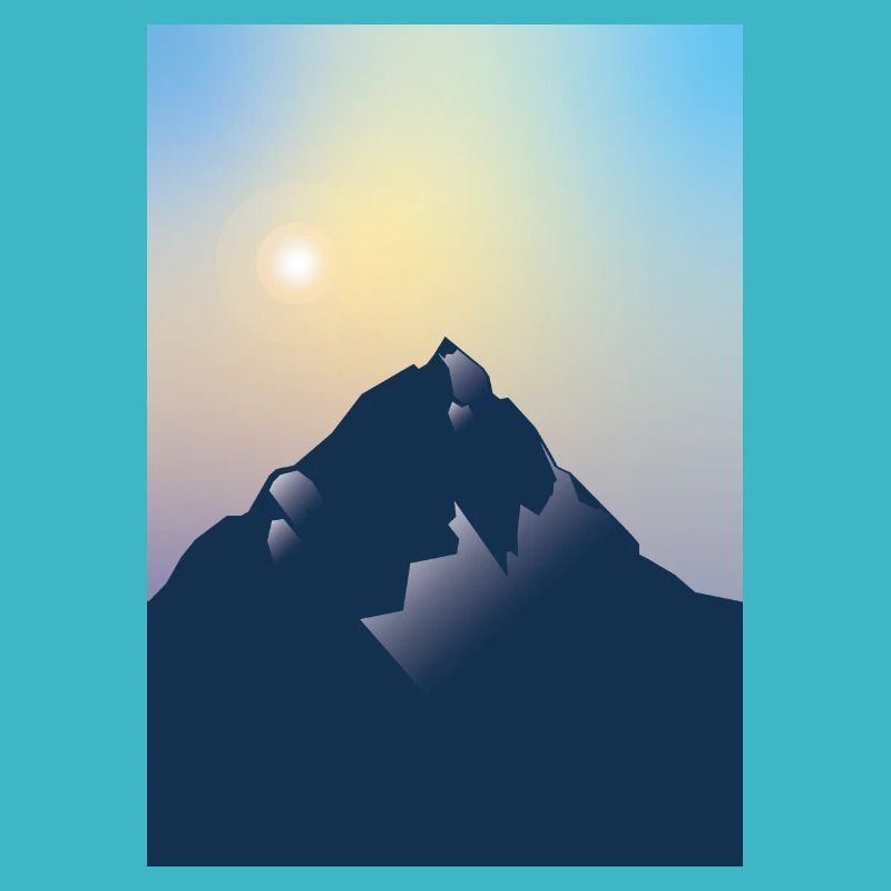 Berg Sonne