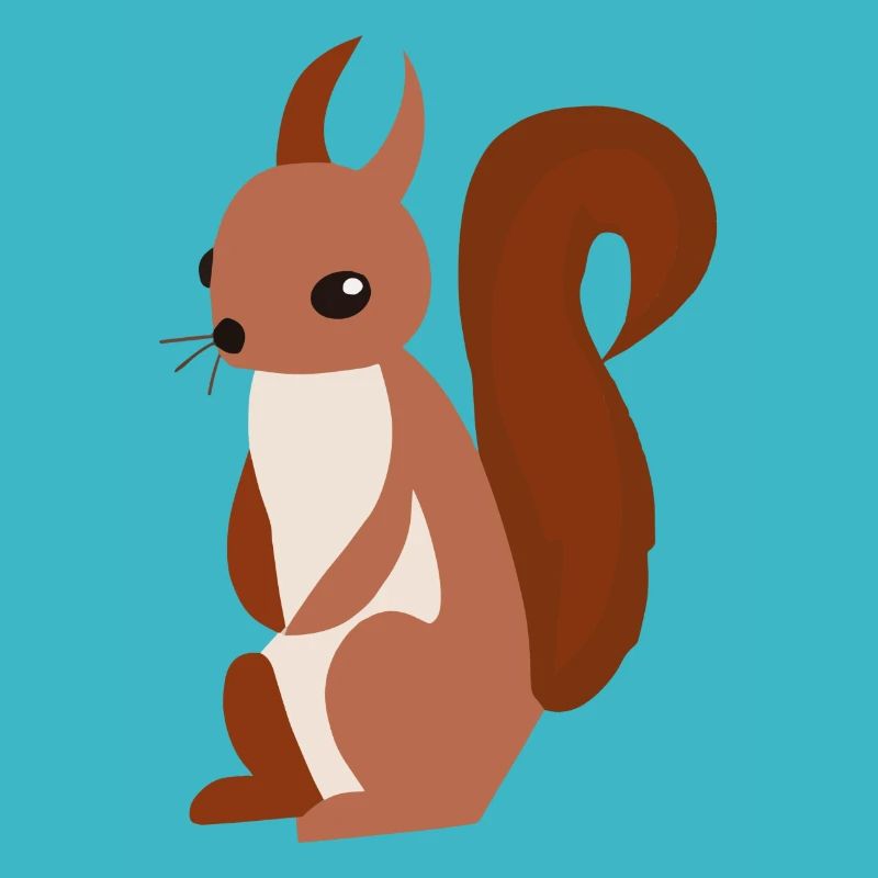 Eichhörnchen Illustration Geschenkidee