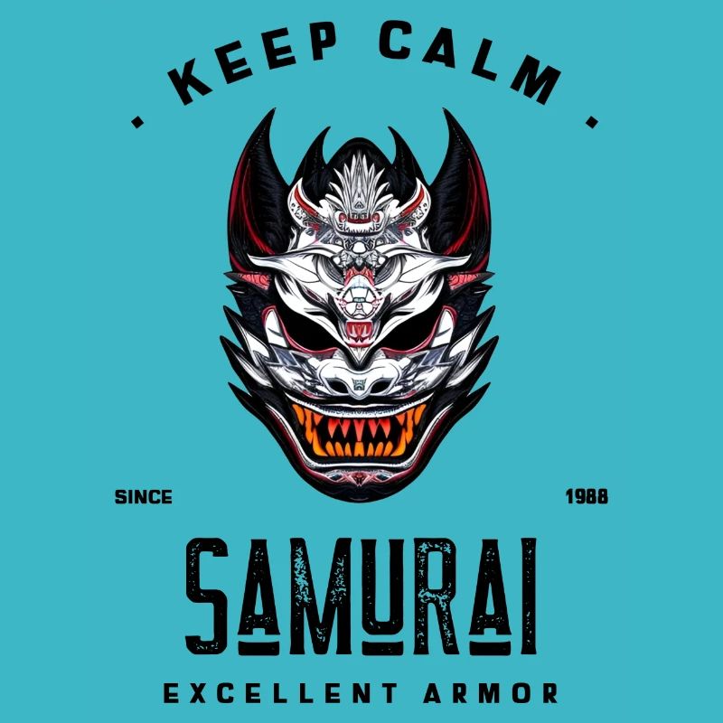 samurai Since 1988 armor keep calm excellent armor