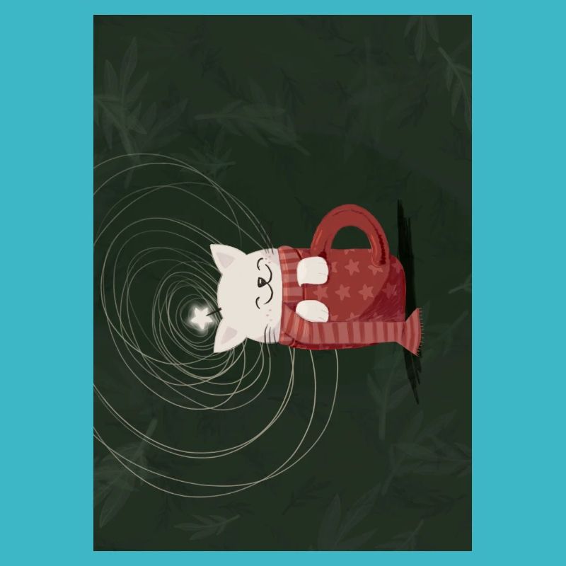 Christmas kitten