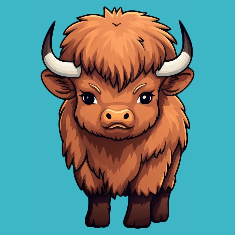 Bébé bison buffle