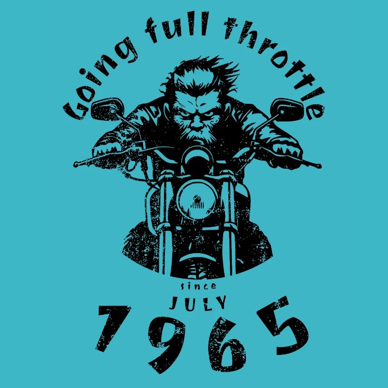 60. Geburtstag Going full throttle since 07/1965