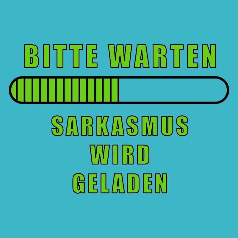 Ladebalken Bitte Warten Sarkasmus wird geladen