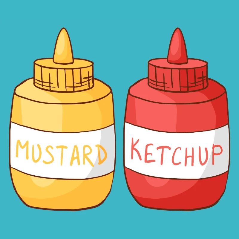 Senf Ketchup