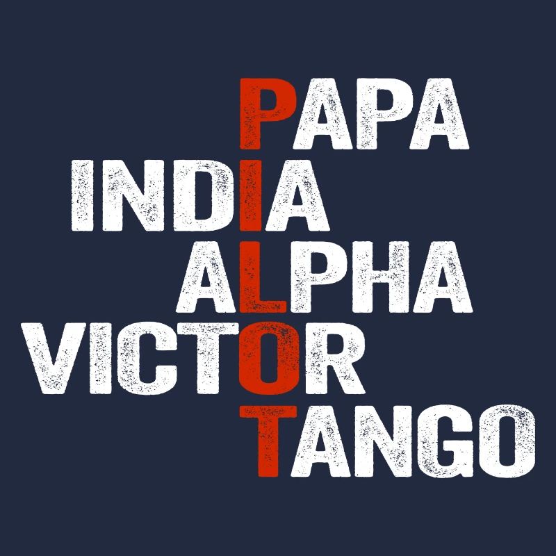 Pilot Alphabet PAPA INDIA ALPHA VICTOR TANGO