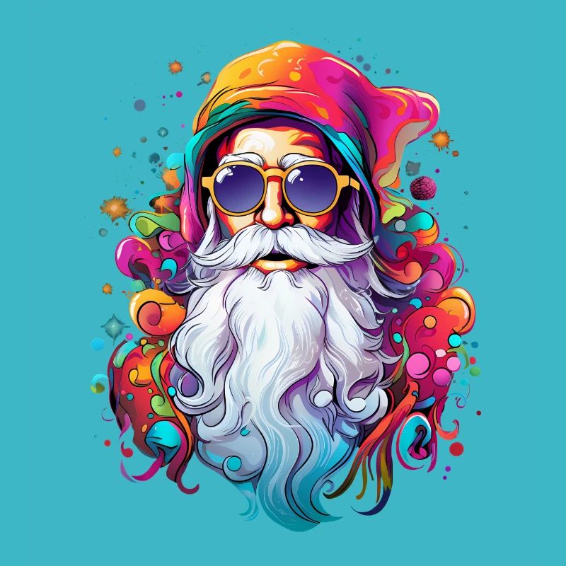 Père-Noël psychédélique