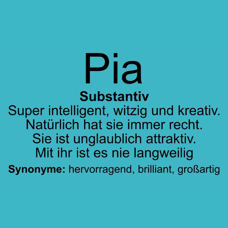 Nom Définition Pia