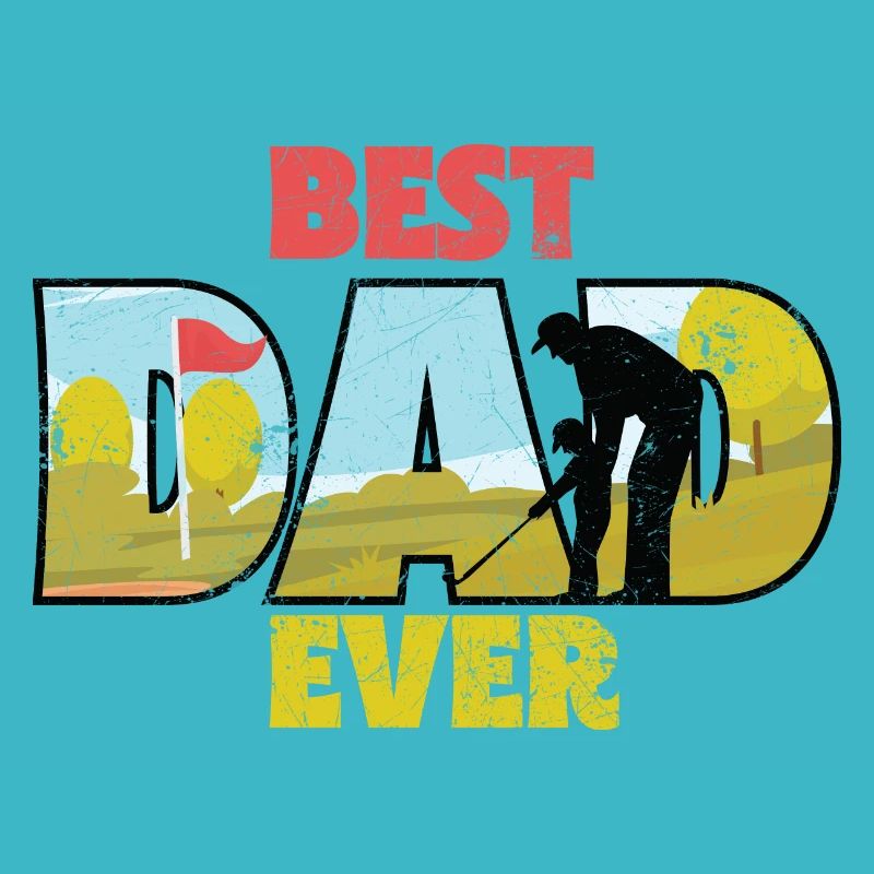 BESTER PAPI PAR GOLF EISEN GOLFER TEE SPRUCH MOTIV