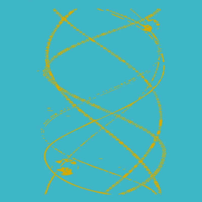 Binary Spiral (yellow)