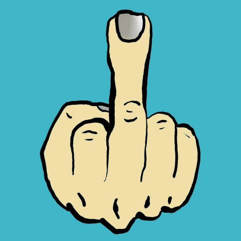 middle finger