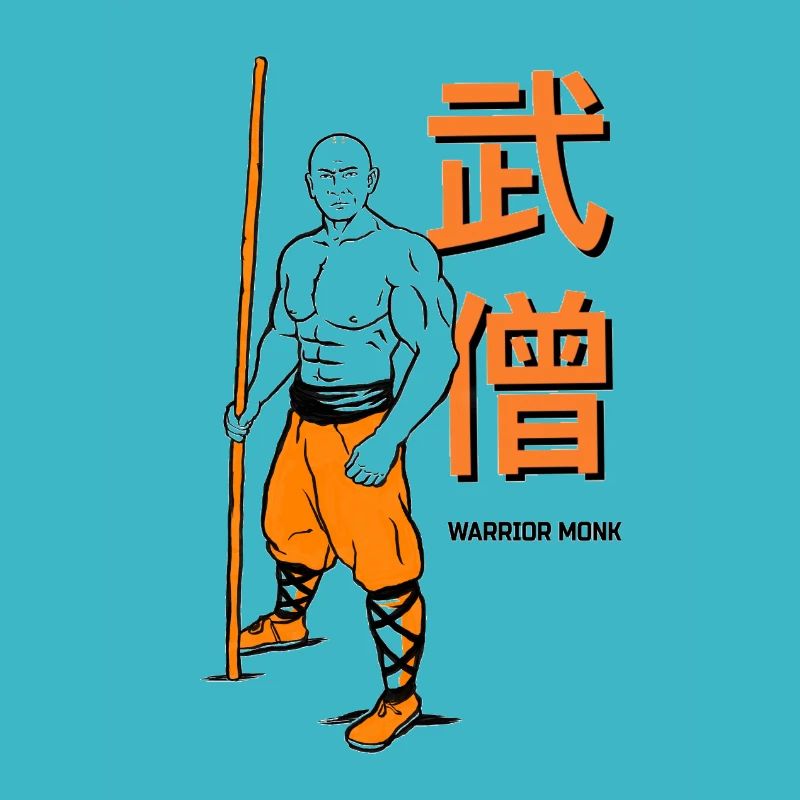 Shaolin-Krieger-Mönch