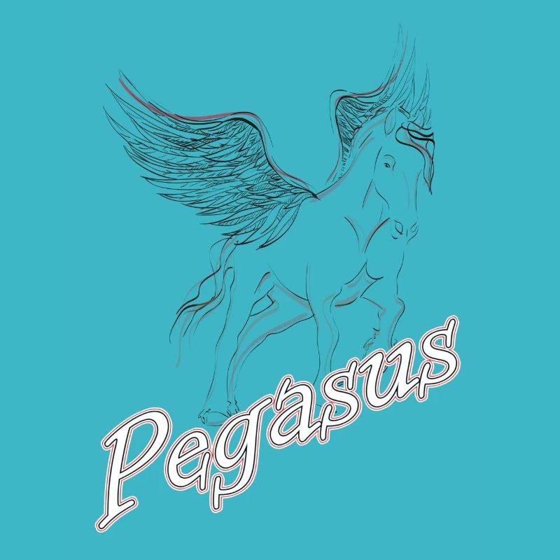 Pegasus! Das fliegende Pferd!