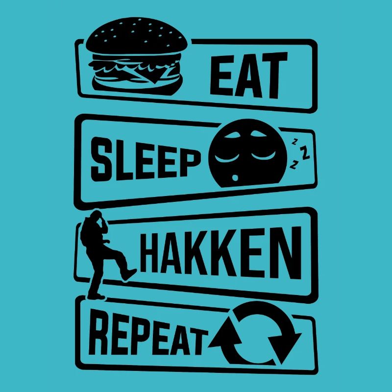 Eat Sleep Hakken Repeat - Gabber Hardstyle