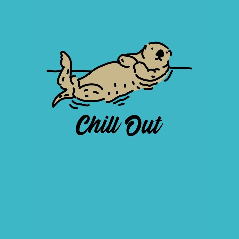 Chill Out Otter Geschenk