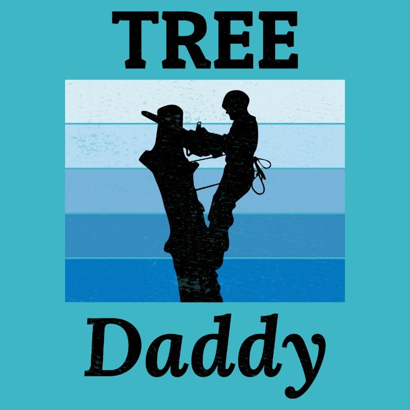 Arborist Papa Baum Kletterer Arboriculture Blauer Himmel
