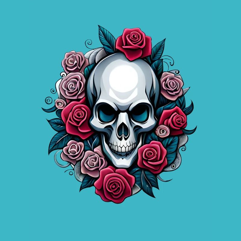 SKULL & ROSES