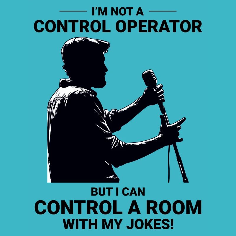 Amateurfunker Stand-up-Comedy-Kontrollraum