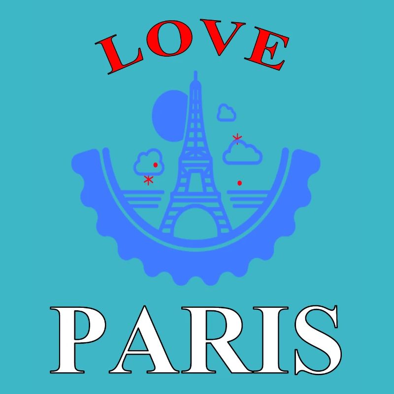 Ich liebe Paris Eiffelturm Pariser Geschenk