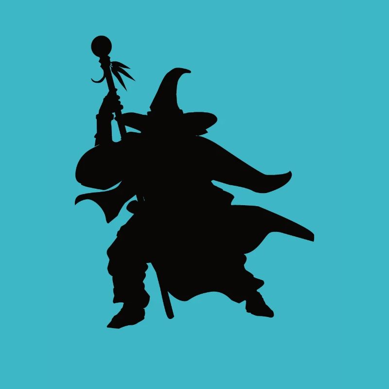 Conception de Silhouettes de magicien magicien