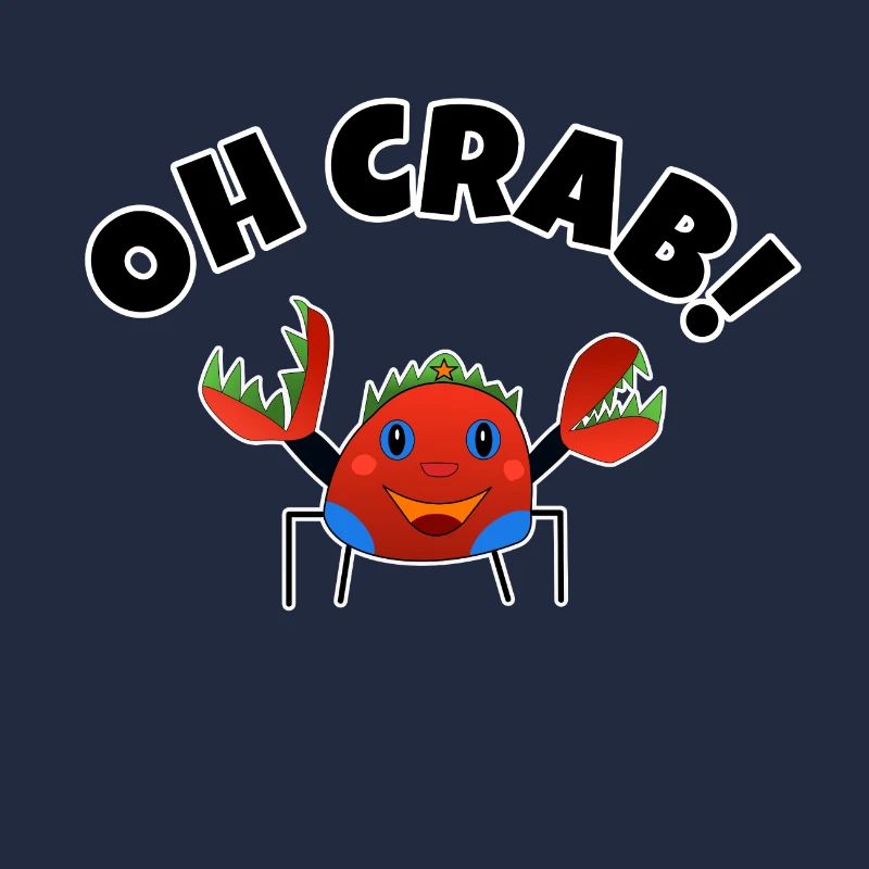 Oh Crab Krabbe Lustiges Kinder Geburtstag Geschenk