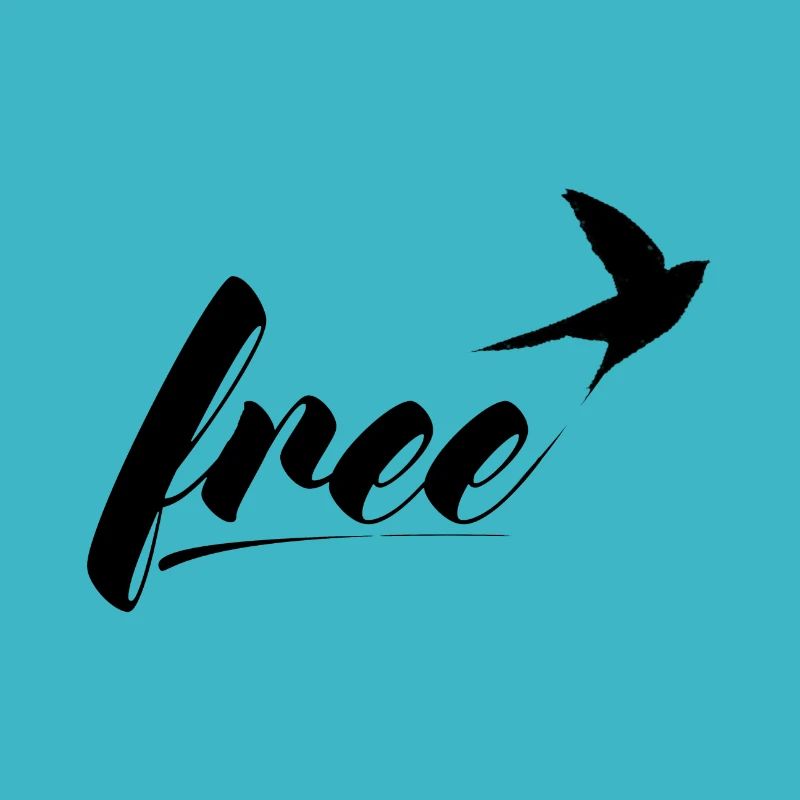 Les chaînes d'oiseaux Liberté libre volent en single