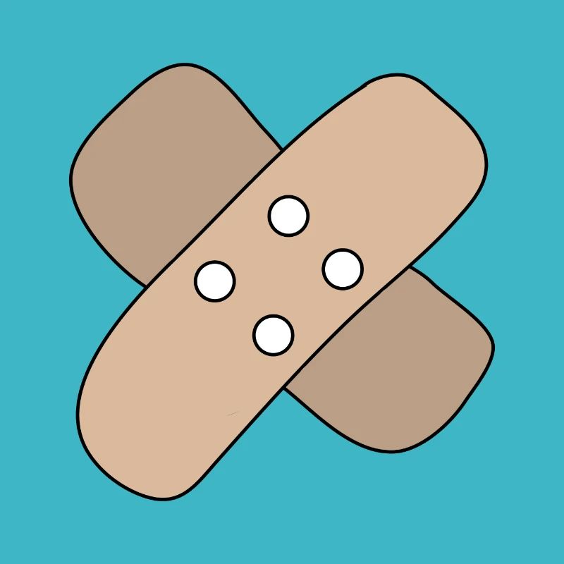 Patch, Wound, Injury, Healing, Gift Idea