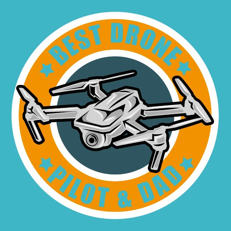 Best Papa & Drones Quadrocopter Pilot Gift
