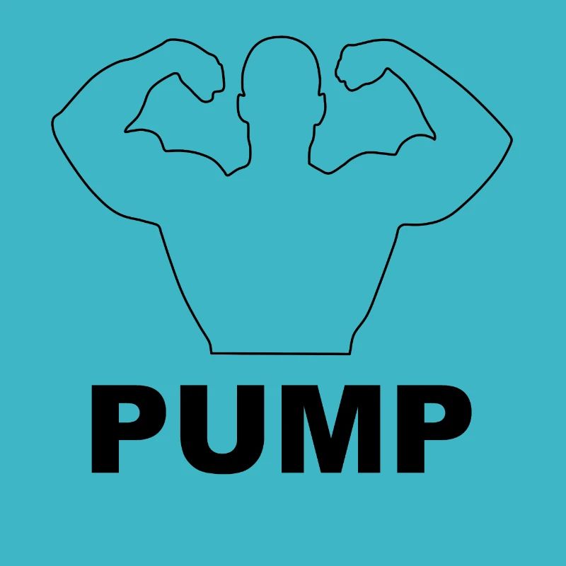 Pump Siluette training shirt for motivation in the gym