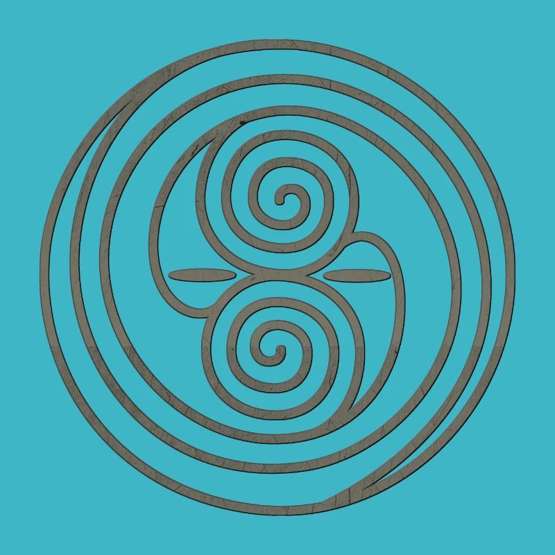 Celtic spiral gray