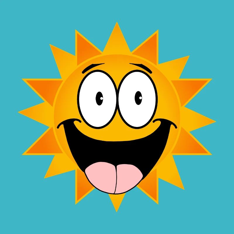 lächelnde Sonne