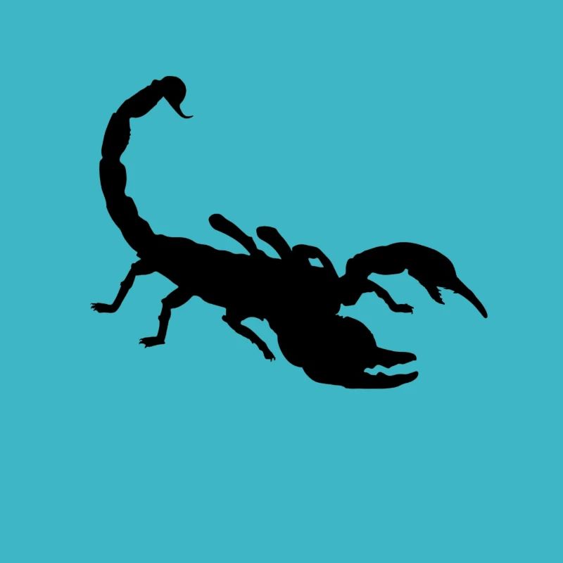 Skorpion Sternzeichen und Wüstentier mit Stachel