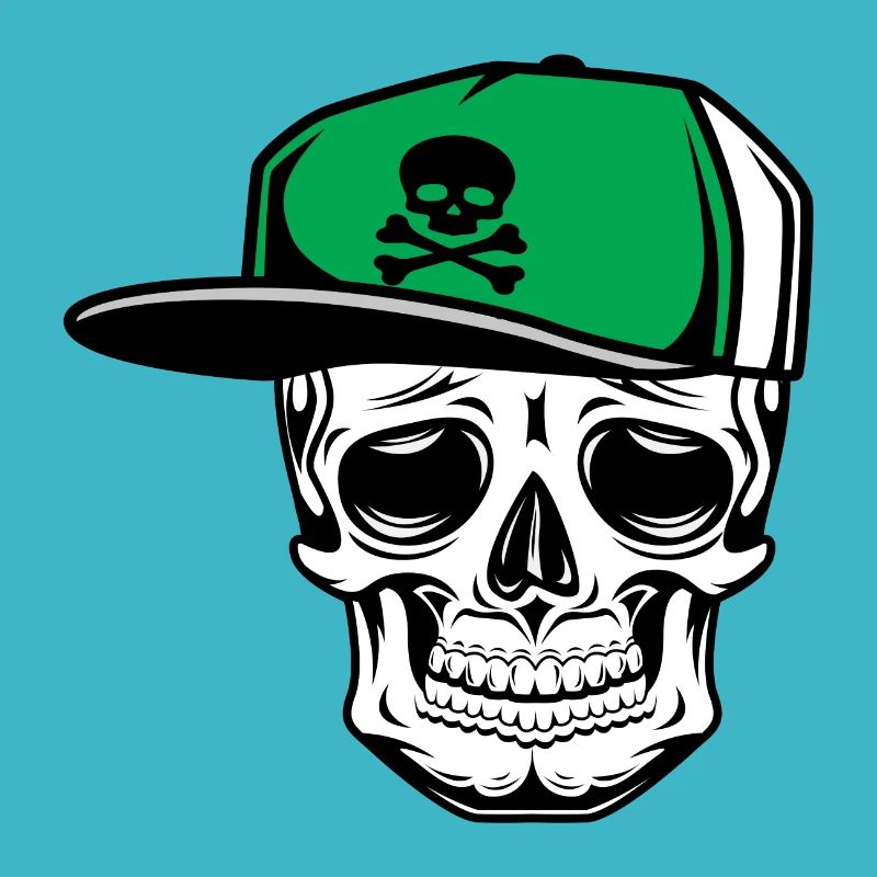 Old School Skull Baseball Cap