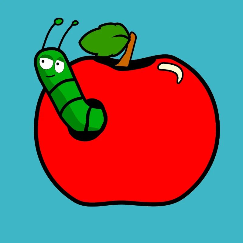 Raupe Apfel