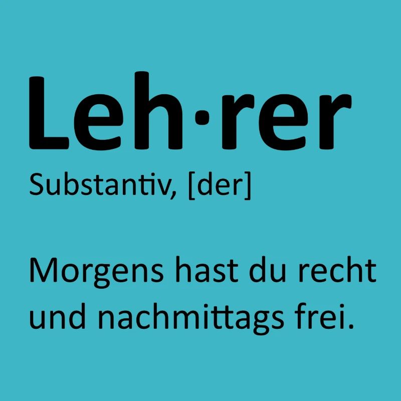 Lehrer Shirt - Geschenk Schule coole Sprüche