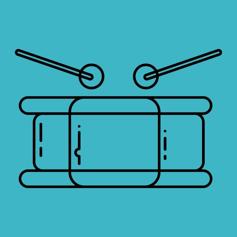 Drum Percussion Percussion Icon Logo Rhythm