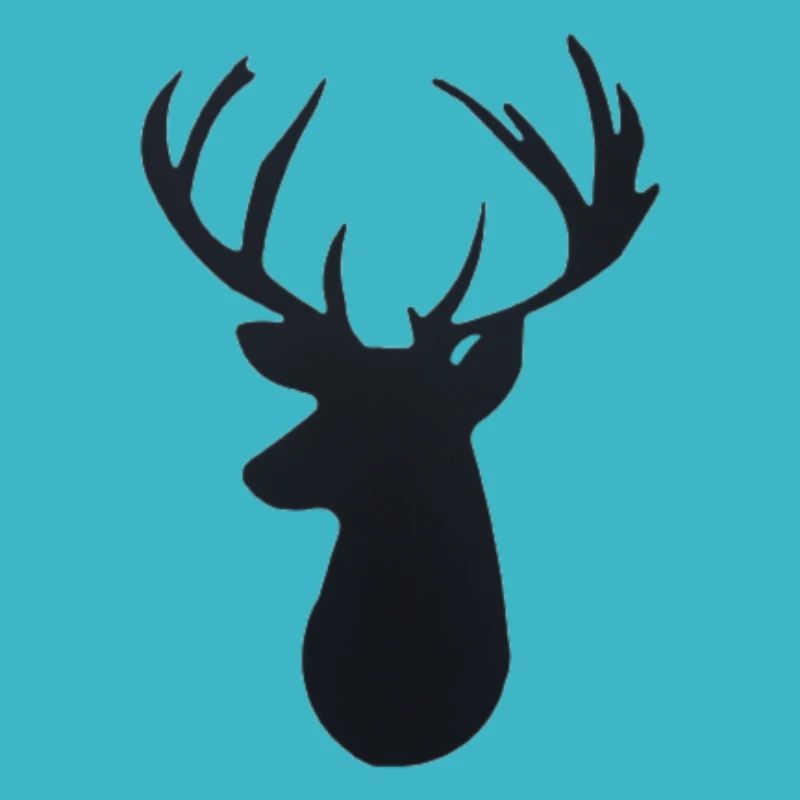Silhouette tête de cerf