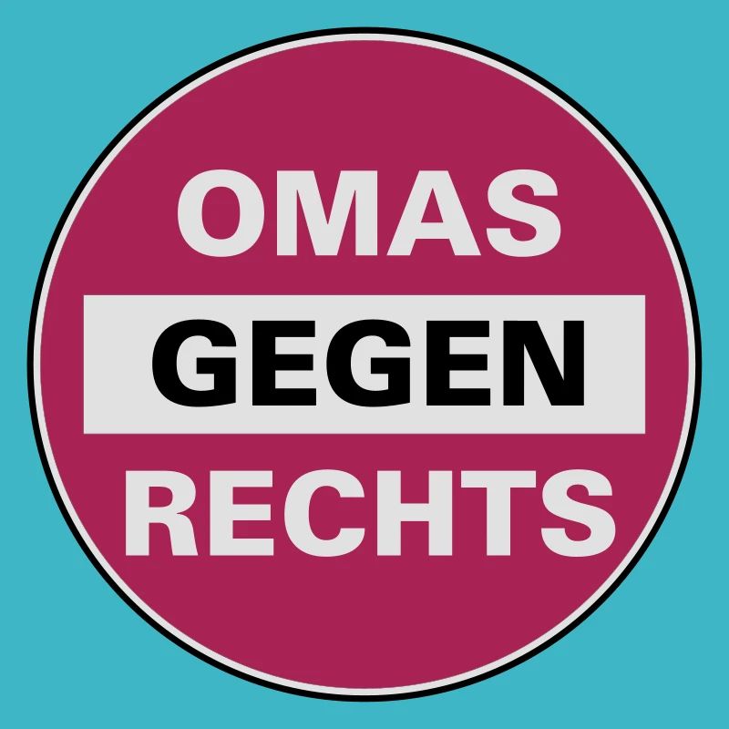 Omas gegen Rechts Schild